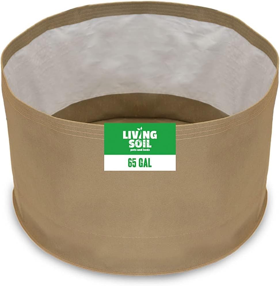 Sustainable Village Blumat Grow Bags - 65-Gallon Fabric Pots for Plants - Breathable Waterproof Cloth Pots with MoistureLock Technology - Promotes Strong and Healthy Roots