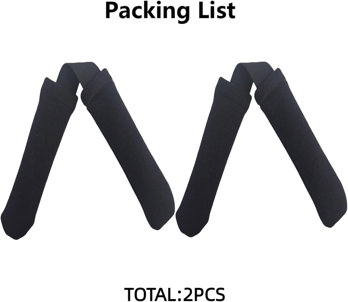 2Pcs Thickened Rowing Machine Handles Cover, Fits Most Rowing Machine, Non-Slip & Breathable Handle Cover（Black）