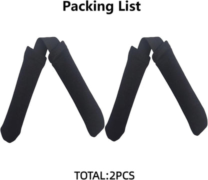 2Pcs Thickened Rowing Machine Handles Cover, Fits Most Rowing Machine, Non-Slip & Breathable Handle Cover（Black）