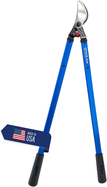 Heavy Duty Loppers for Tree Trimming – 32" Branch Cutter & Pruning Shears with Long Handle | Lightweight Aluminum Tree Trimmer | Professional-Grade Pruner Made in USA
