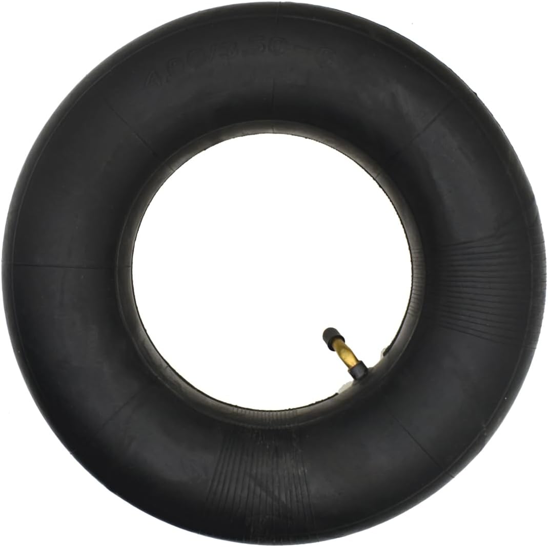 4.00/3.50-6 Replacement Inner Tube with TR87 Bent Valve Stem (1 Pack), for Hand Trucks, Utility Cart, Lawn Mowers, Wheelbarrows, Dollys, Scooters, Yard Carts,Trailer Dollies,Wagon,ATV, and more