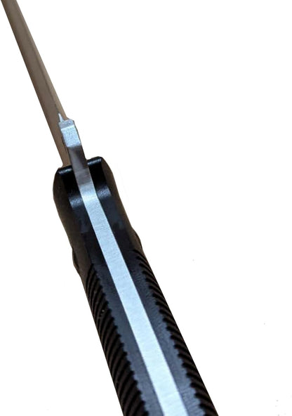 NLX Premier 12" Full Tang Stainless Steel Machete with G10 Handle & Durable PVC Kydex Sheath. for Collection, Gift and Camping Purpose (Black)