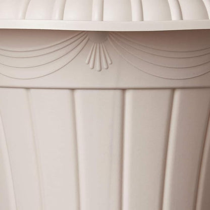 PL20TP Classic Traditional Plastic Urn Planter Indoor/Outdoor, 10" x 12", Taupe