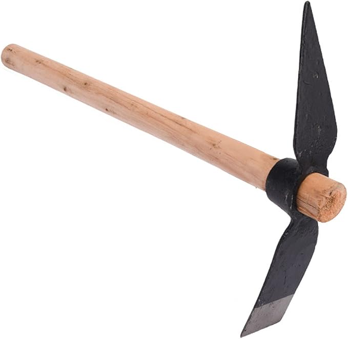 Pick Mattock, Integrated Molding Garden Pick Axe, Higher Strength, No Deformation, Anti Breakage Garden Pick, Digging, Weeding, Seeding, Turning