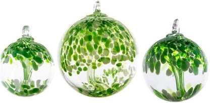 Dale Tiffany Hand Blown Glass, 6" Diameter Celtic, Tree of Life Collection, Witch Globe Hanging Garden Indoor/Outdoor Decorative Ornament Gazing Ball