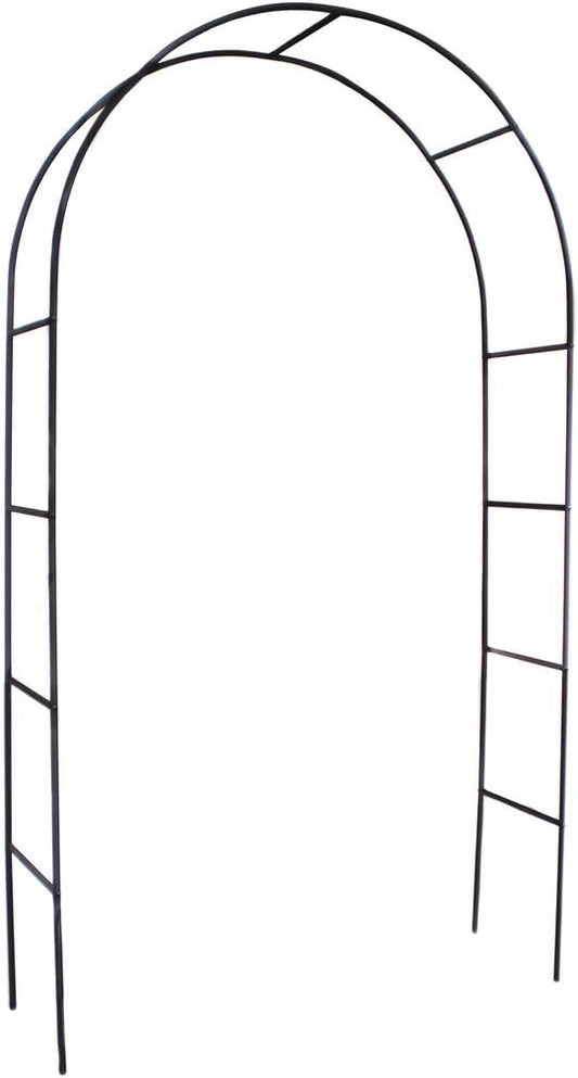 1. GO Steel Garden Arch, 7'8" High x 4'5" Wide, Garden Arbor for Various Climbing Plant, Outdoor Garden Lawn Backyard