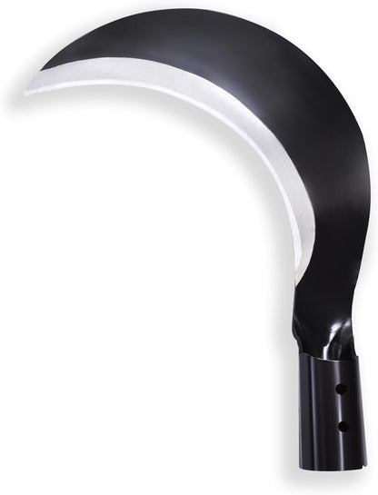 1pce 260mm/10.24in Manganese Steel Billhook Brush Clearing Sickle for Grass,Weeding Tools for Garden,Curved Sawtooth Sickle,Machete Axe for Cutting Trees,Steel Blade Knife in Hand