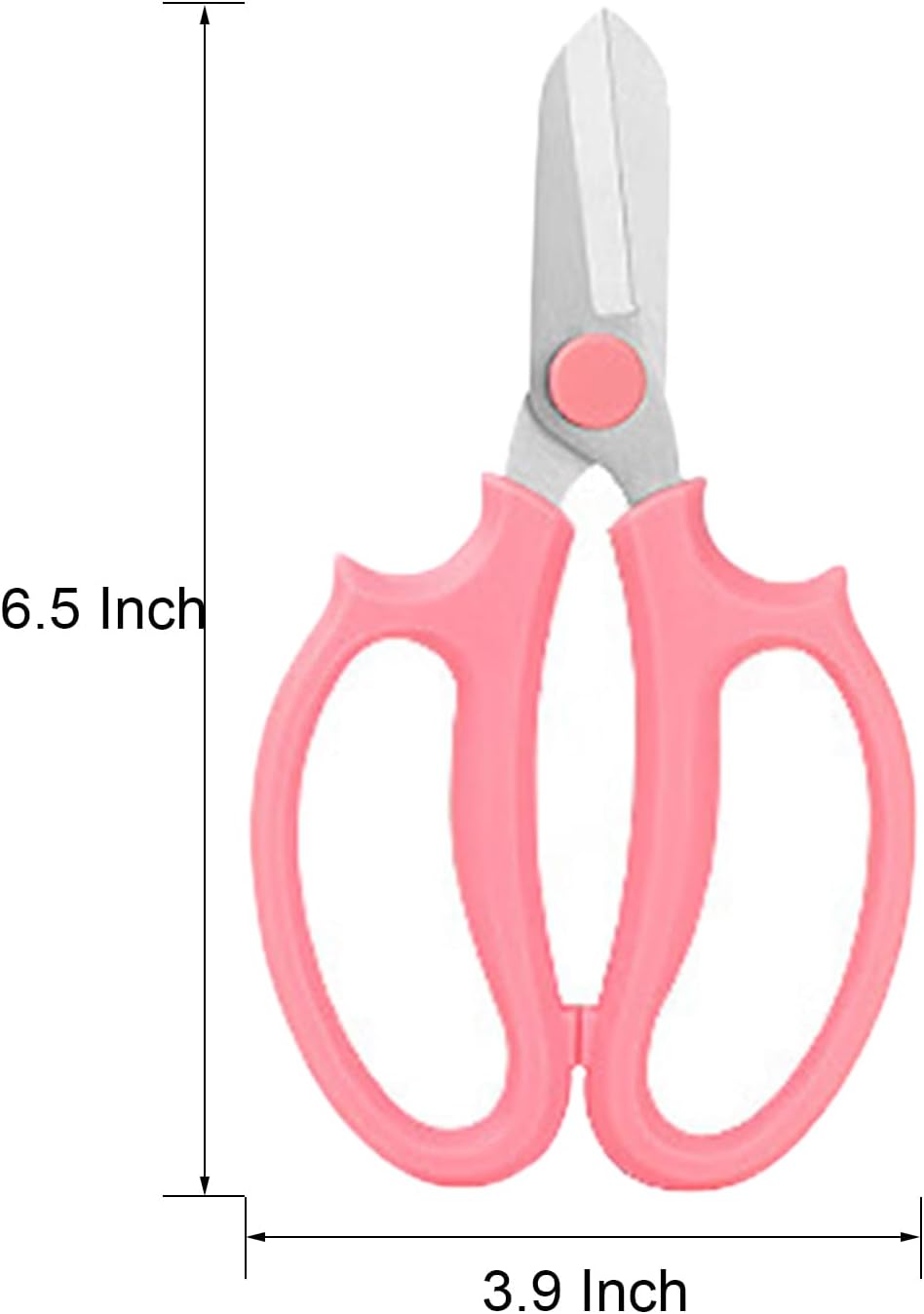 Flower Scissors - Stainless Steel Floral Scissors, Florist Cutters for Stems, Garden Plant Shears for Fresh Flowers (Blue, Pink) (1 PC Blue)