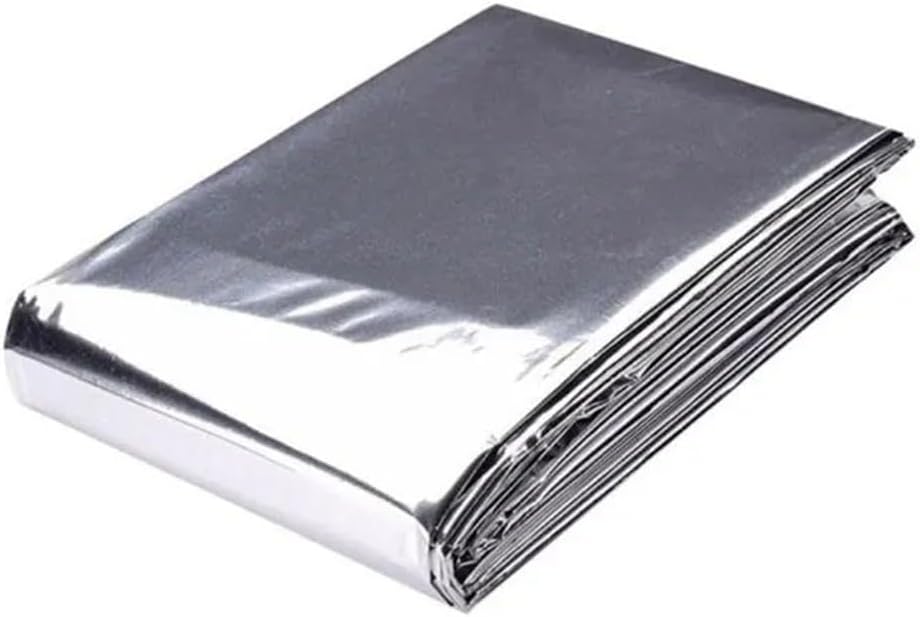Reflective Plant Growing Film Silver Mylar Sheet Indoor Greenhouse Light Reflecting Material Multi Purpose Garden Tent Covering 130x210cm For Temperature Control(160cm X 210cm)