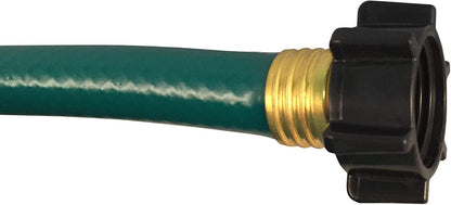 Flexon 1/2" x 100ft Light Duty Garden Hose – Lightweight, Flexible, Kink-Resistant, Durable Vinyl, Leak-Proof Couplings, Weather-Resistant Water Hose for Lawn, Garden, and Outdoor Use