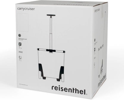 reisenthel carrycruiser dots - Portable Shopping Trolley with Sturdy Aluminum Frame, Shoulder Strap and Removable mesh Inner Bag -Water-Repellent