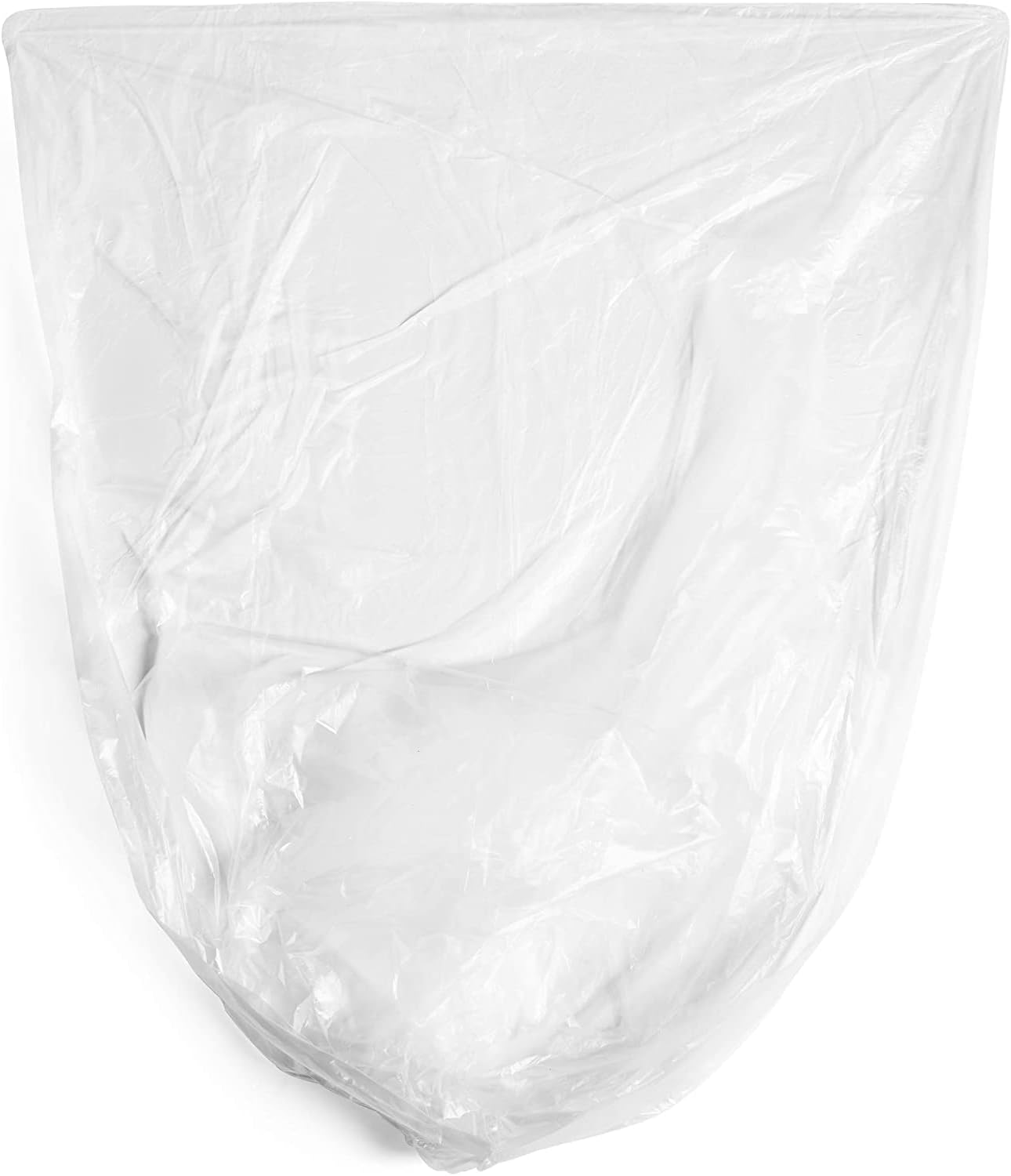 Aluf Plastics High Density Trash Bags, 26 Gallon, 1000 Count, 16 Micron (eq), 29" x 44", Clear, for Bathroom, Office, Industrial, Commercial, Janitorial, Municipal, Recycling