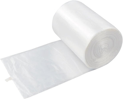 Cand 8 Gallon Clear Garbage Bags, Medium Trash Bags, 110 Counts