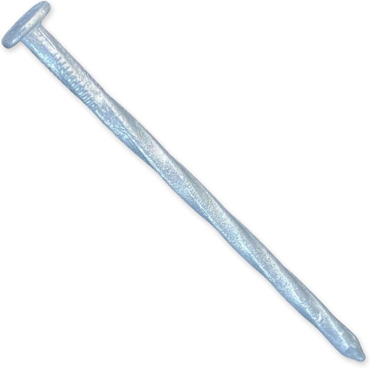 4 in. Galvanized Spiral Landscape Edging Spikes - 7 Gauge Steel (4 inch, 1200, Count)
