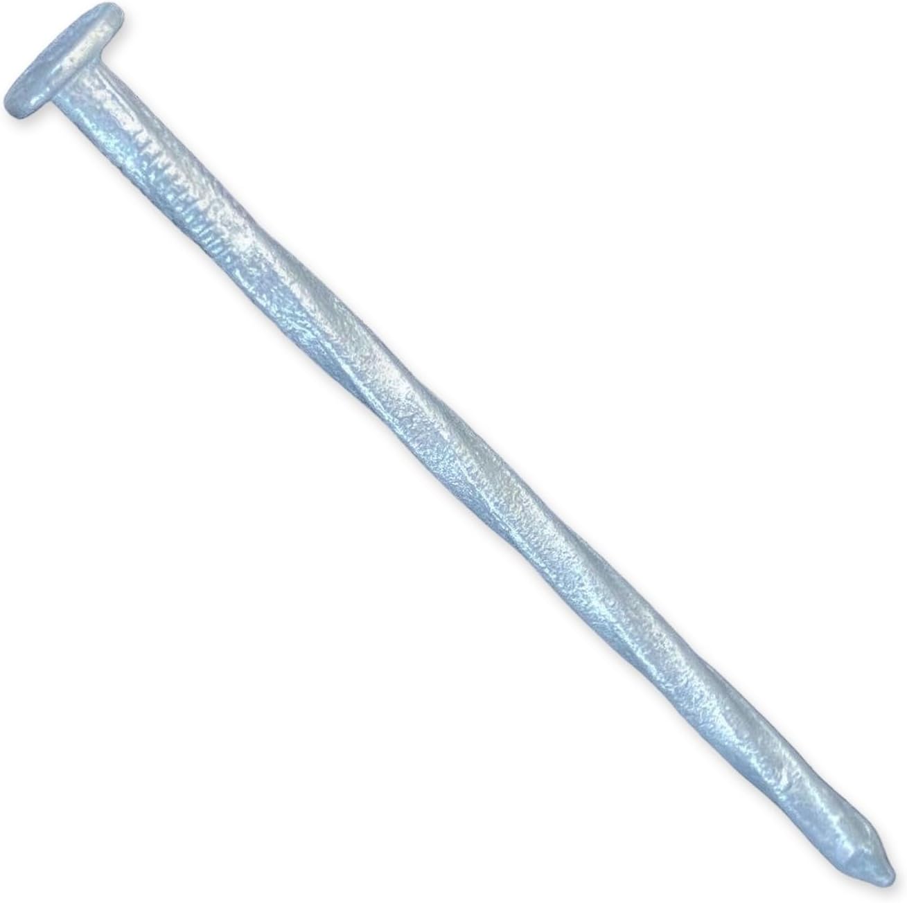 4 in. Galvanized Spiral Landscape Edging Spikes - 7 Gauge Steel (4 inch, 200, Count)