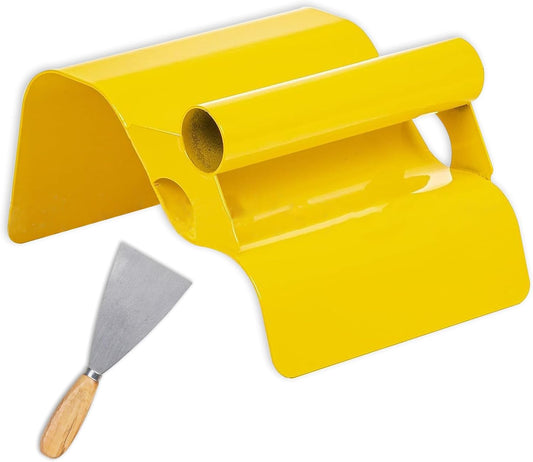 Concrete Curb Trowel Edger, Curb Tool for Concrete Edging, Concrete Curbing Trowel, Concrete Curb Hand Tool, Putty Knife
