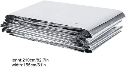 Haofy Silver Reflective Mylar Film Covering Foil Sheets for Garden Greenhouse, Effectively Increase Plants Growth, 82.7 * 61 in/210 * 155 cm