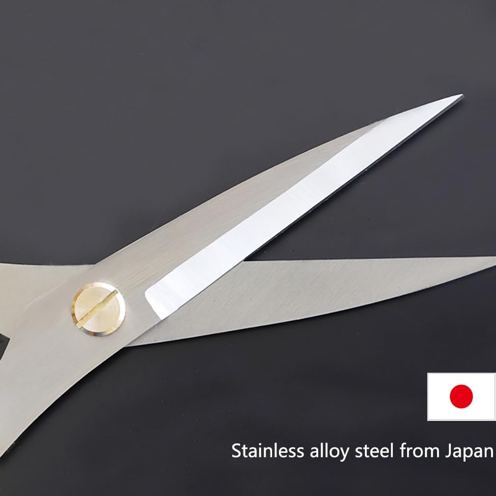 Japanese Garden Clippers, Houseplant plant shears, Floral Pruner Botanical Flower Stem scissors, Gardening Shears with Straight Stainless Steel Blades, Easy Use Garden Tools (golden-k26)