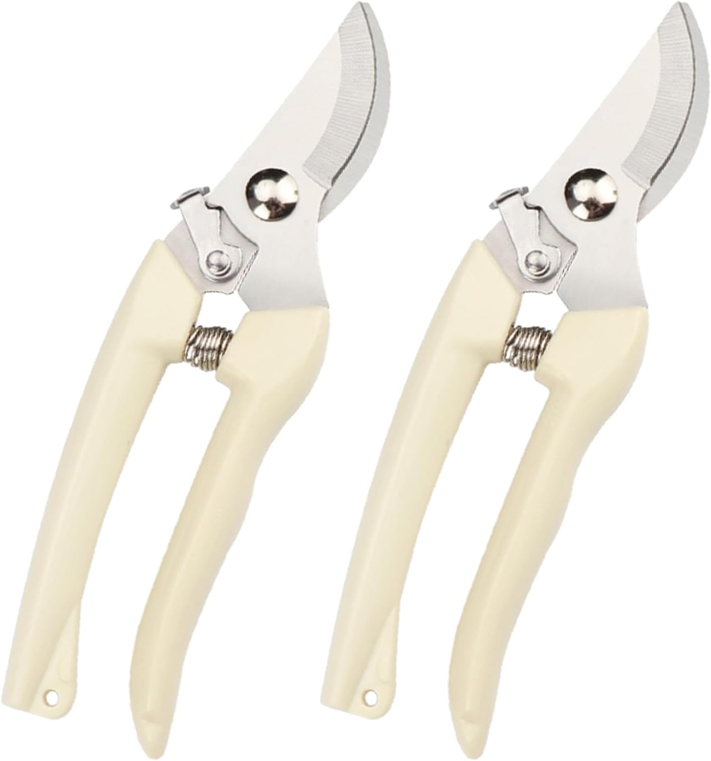 Garden Scissors for Plant, Tip Pruning Shears for Cutting Flowers, Trimming Plants, Bonsai and Fruits Picking (2 PC Bypass Blade Pruner)