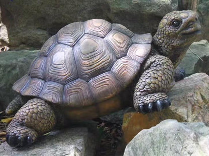 Garden Turtle Statue Decoration, Large Realistic Tortoise Figurine, Outdoor Lawn Ornament Garden Outdoor Courtyard, Lawn Landscape, Swimming Pool Decoration, Festival and Birthday Gifts