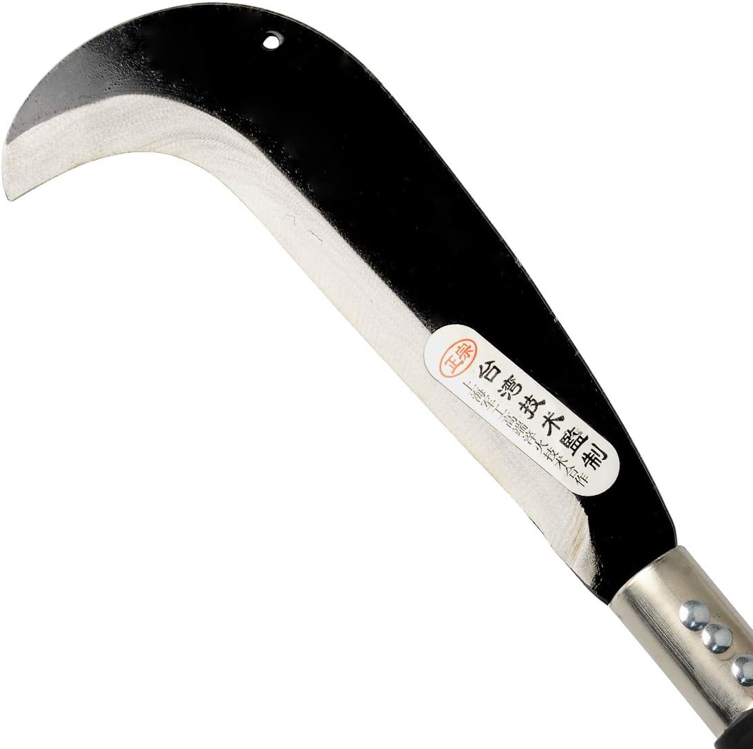 Zelin Machete with Heavy Duty Construction Black Plastic Handle,Ergonomic No-Slip Handle for Gardening, Agriculture, Bushcraft, Hunting and Outdoor