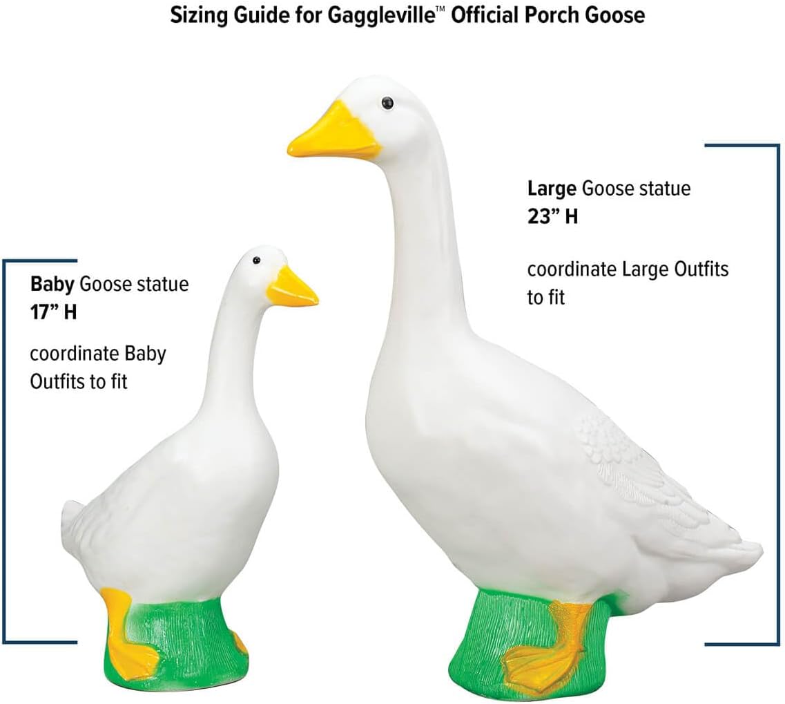Fox Valley Traders Gaggleville™ Lovebug Duo Goose, Baby and Outfits Bundle