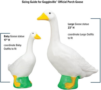 Fox Valley Traders Gaggleville™ Lovebug Duo Goose, Baby and Outfits Bundle