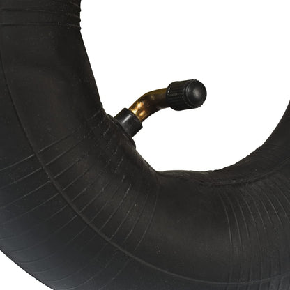 4.10/3.50-4 Heavy Duty Replacement Inner Tube with TR-87 Bent Valve Stem (2-Pack) - for Wheelbarrows, Mowers, Hand Trucks and More 3.50-4 Tire