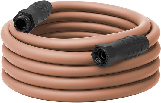 Flexzilla Colors SwivelGrip Garden Hose 5/8 in. x 50 ft., Lightweight All-Weather Water Hose, Durable and Flexible, Leak-Free Connections, Red Clay