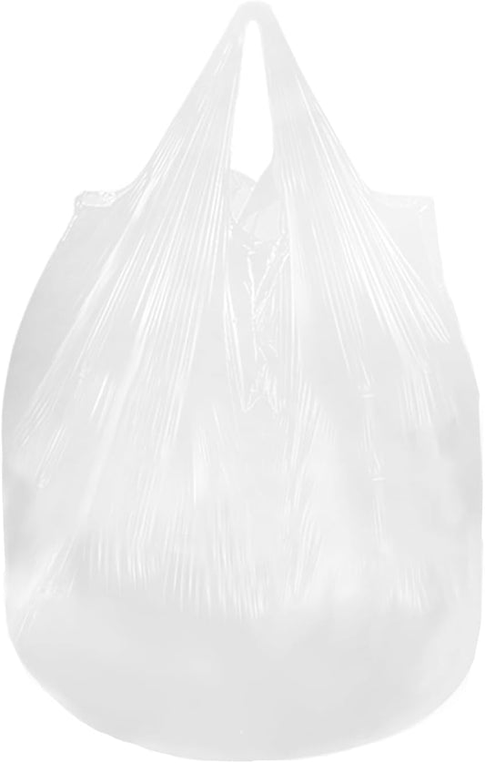 8 Gallon Trash Bags with Handles, Pack of 42, Garbage Bags, Size 55 * 70cm, Weight 8g/pcs
