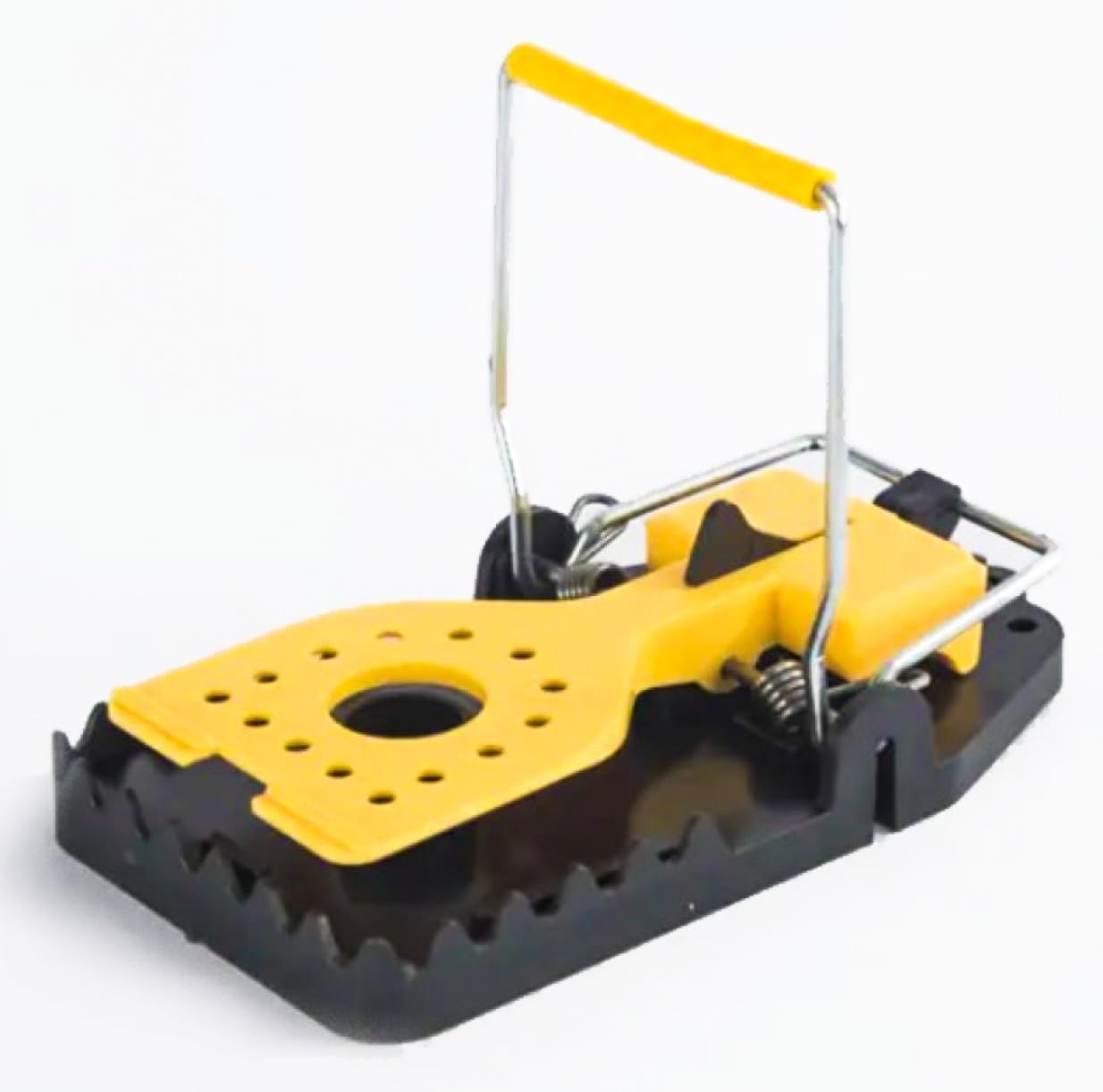Bullseye - 6 Pack - Rat Traps - Indoor/Outdoor, Reusable, Easy Setup, Powerful Stainless Steel Spring, Tough ABS Body. Set Traps Without Getting Snapped. Great for Rats, Chipmunks & Other Rodents