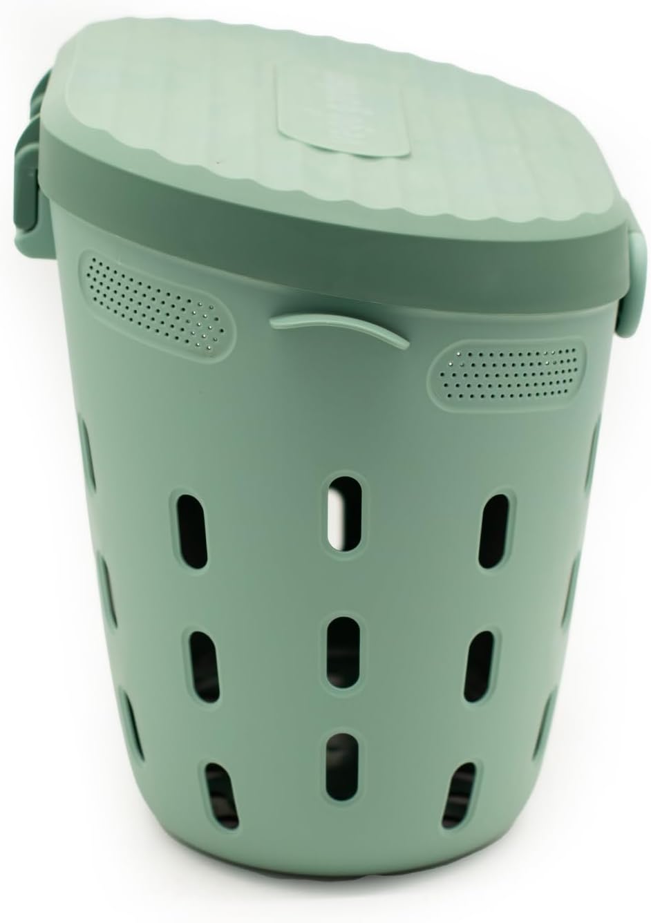 Vego Garden In-Ground Worm Composter Outdoor Farm Compost Bin 7 Gallons BPA-Free Composting System for Raised Garden Beds, Sage Green