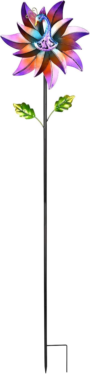 Decorative Garden Stakes Wind Spinners Outdoor Clearance Metal Yard Art Gifts for Women Grandma Mom for Lawn Patio Yard Pathway Driveway Ornaments