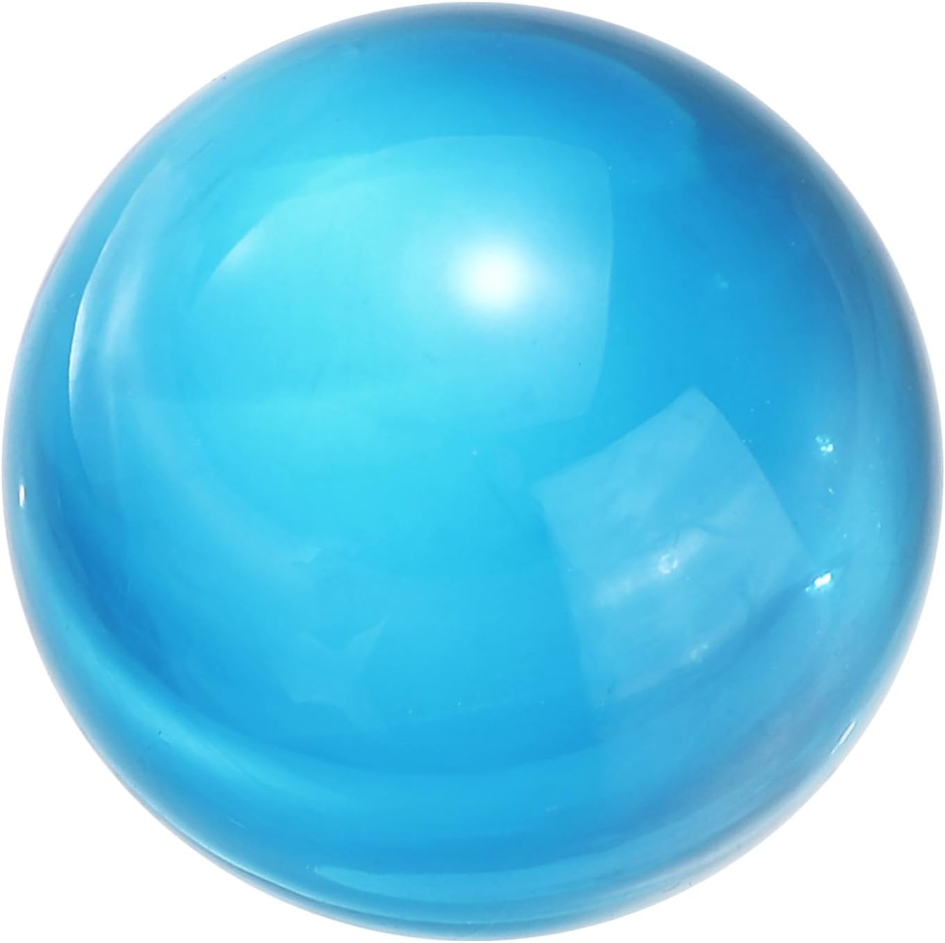 uxcell 20mm/0.8" Crystal Sphere Ball Glass Solid Decorative Sphere Crystal Ball Prop Ornament for Feng Shui Divination Fortune Telling Tabletop Fountain Decoration, Lake Blue