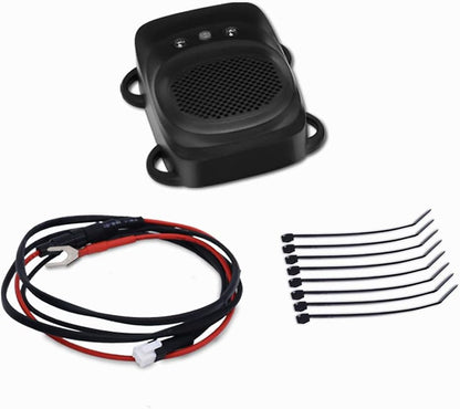 Under Hood Rodent Repellent for Car Engines, Dual Action Ultrasonic & LED Strobe Lights for High-Efficiency Rat and Mouse Deterrent, Pest Control for 12V 24V Vehicles, Cars, Trucks, RVs
