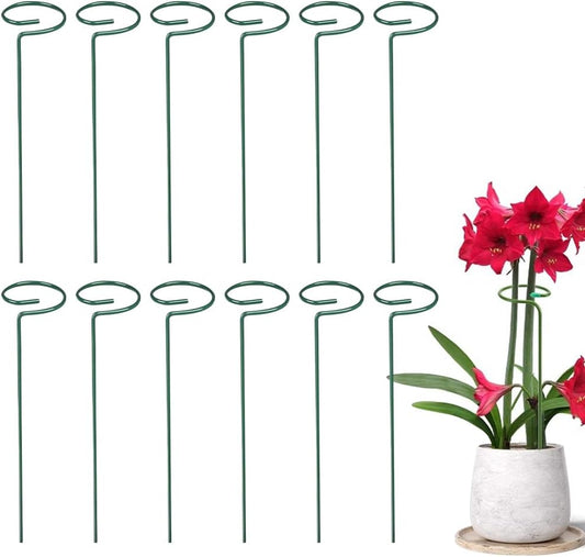4/8/12 Pack Plant Stakes, 16/24/36 Inch Plant Support Stakes, 2025 New Plant Sticks Support, Flower