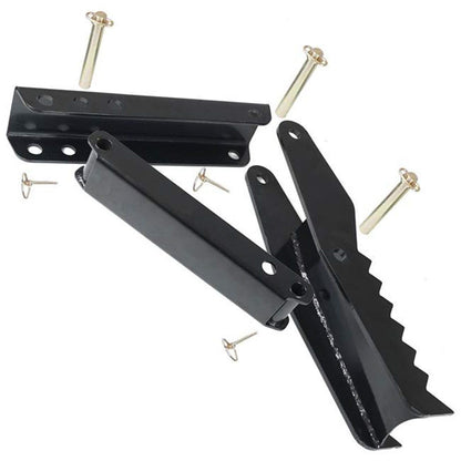 Titan Attachments 24" Backhoe Thumb Hoe Clamp 1/2" Steel Plate Assembly Weld On Adjustable Folding