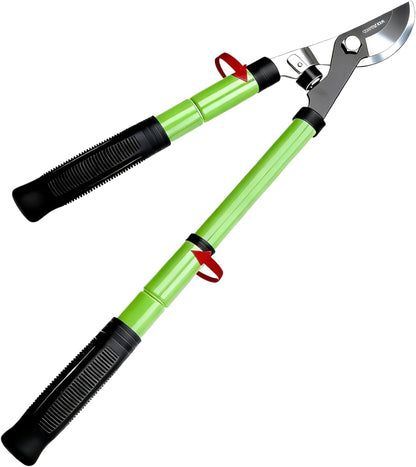 GARDENWORK Loppers for Tree Trimmer,Heavy Duty Branch Cutter,17-23"Extendable Garden Loppers with SK5 High Carbon Steel Blade,Chops Thick Branch Ease with 1.6" Diameter Cut Capacity