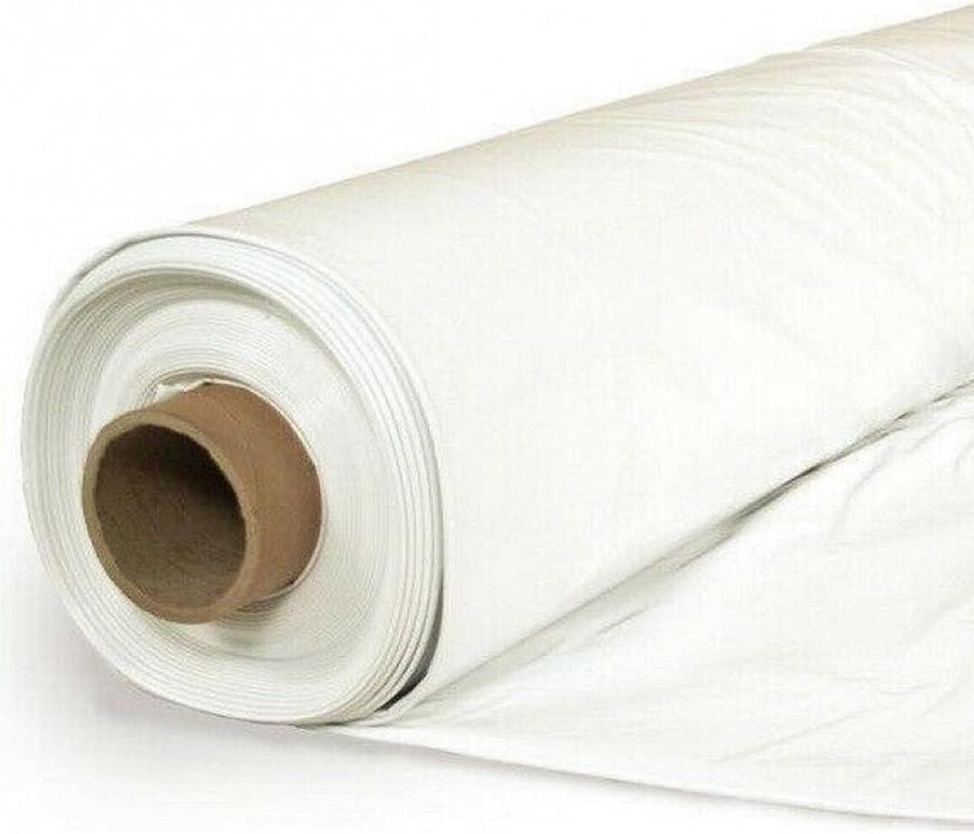 Farm Plastic Supply - White Greenhouse Plastic Sheeting - 6 mil - (32' x 100') - 4 Year UV Resistant Poly Greenhouse Film, 55% Light Transmission Hoop House Cover for Gardening, Agriculture