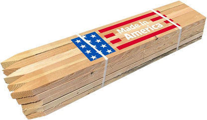 Sandbaggy 3 Ft Wood Stakes (1" X 3" X 36") - Made in The USA - 3" Extra Wide Stakes for Concrete Forms, Garden, Yard, Grading, Survey, Plants, Signs (Douglas Fir Wood, 100)