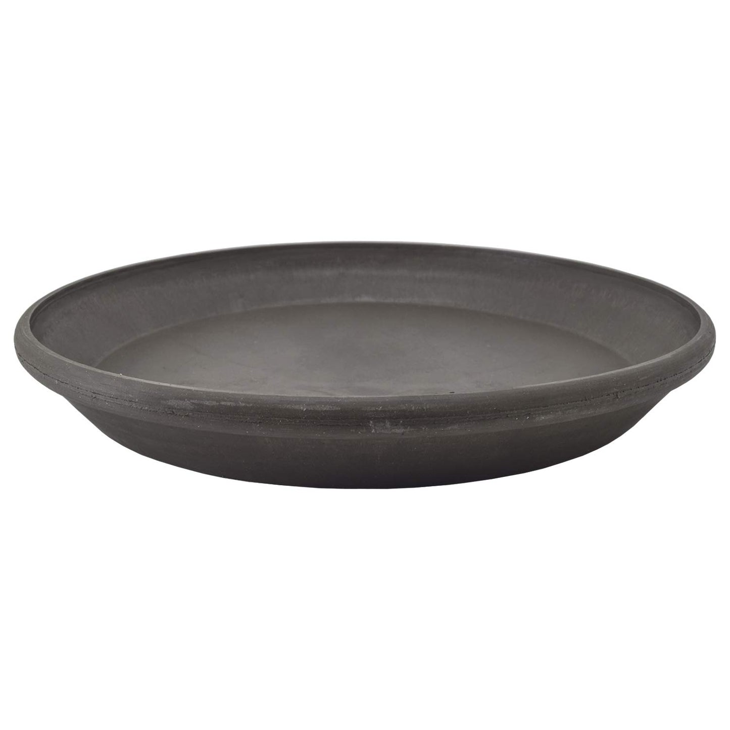 PSW Pot Collection AP35DC 14-inch Plastic/Stone/Wood Composite Plant Saucer Drip Tray – No Drainage
