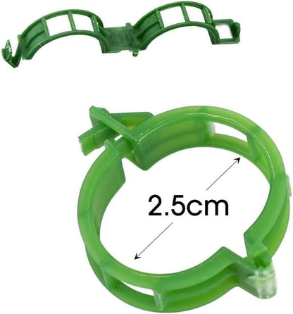 Plant Support Clips, Reusable Garden Clips Plant Holder Clips, Plastic Tomato Vine Grape Clips for String Trellis Plant Clips for Climbing Plants Support Outdoor Indoor Gardening Supplies (150, White)