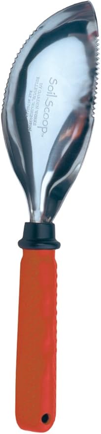 Garden Works The Original Soil Scoop™ Comfort Grip Handle Red
