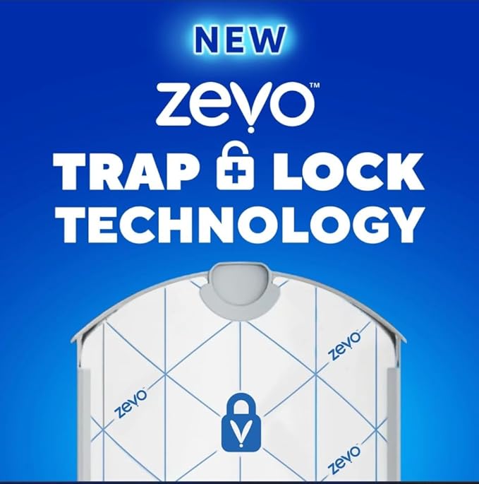 Zevo Flying Insect Trap Refill Cartridges | Continuous Indoor Protection Against Flying Insects | 4 Refills Cartridges