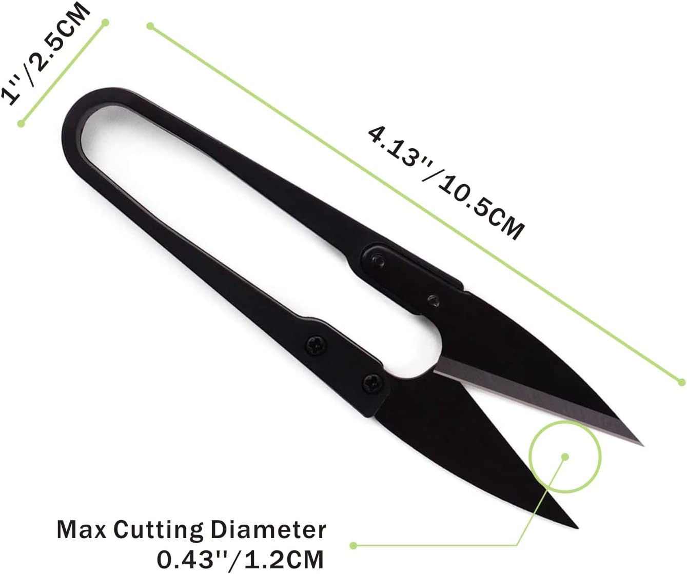 JINJIAN Bonsai Pruning Scissors 12PCS - Small Pruner Shears Bud Leaves Trimmer Garden Shears for Plants, Gardening Clippers for Flower Bonsai Trimming Pruners Trimmers Secateurs(BLACK)