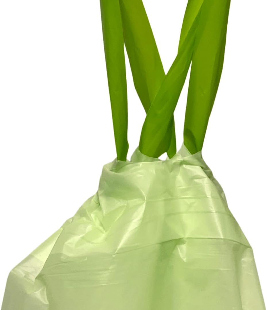 Responsible Products Kitchen Bin Liners, Certified Compostable, Heavy Duty Multipurpose Food Scrap Bags, Made from Compostable Materials (13 Gallon Drawstring, 13 Gallon (10 Count))