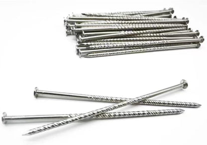70 Pcs 6-Inch Artificial Turf Stakes, Stainless Steel Spiral Landscape Spikes, Landscape Edging Anchoring Spikes for Paver Edging, Weed Barrier, Artificial Turf Stake, Tent Stakes