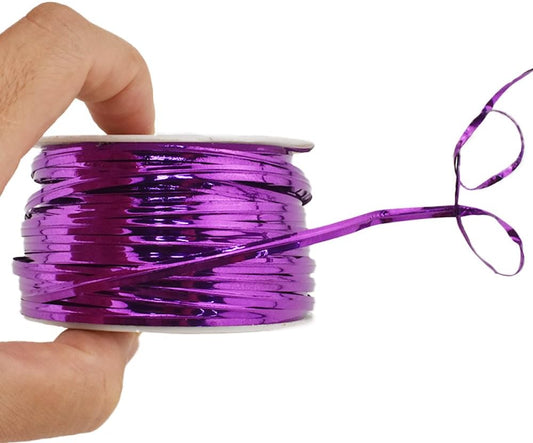 HAHIYO 100Yards/300Feet/91M Purple Metal Twist Ties Bread Candy Coffee Bag Ties Plant Garden Twist Ties for Cellophane Treat Bag Gift Wraping Bag Plastic Bag Halloween Party Cake Present Art Craft