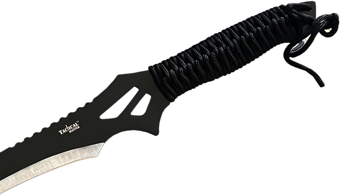 Sword Machete with Nylon Sheath and Lanyard Jungle Hunter Machete for Outdoor Adventure