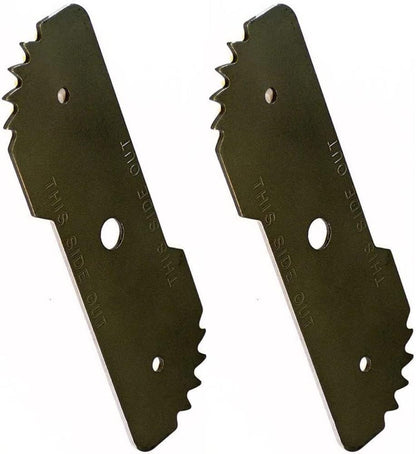 243801-00 2-Pack Edger Blades Replace for EB-007AL EB-007 243801-00 243801-02 40-519 243797-00 Fit for Black and Decker Craftsman LE750 Edge 2-in-1 Landscape Edger CMEED400